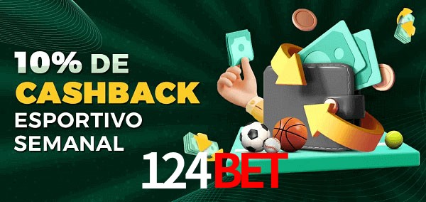 10% de bônus de cashback na 124Bet